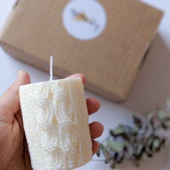 Knitting Wool – Natural Pure Soywax Candle